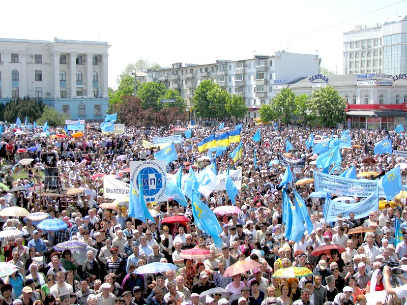 Commemorative meeting in Simferopol, 2011